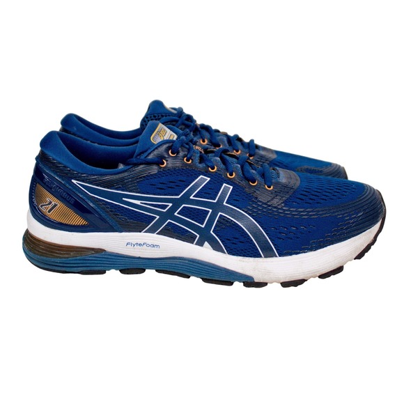 Asics Gel-Nimbus 21 Moko Blue Black Sneakers 10.5 US Men - 44.5 EU - Picture 3 of 10